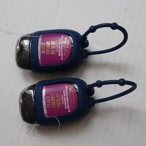 4/$60 New "Black Cherry Merlot" Anti-Bacterial Hand Gel - 2 Mini Sealed & Cases